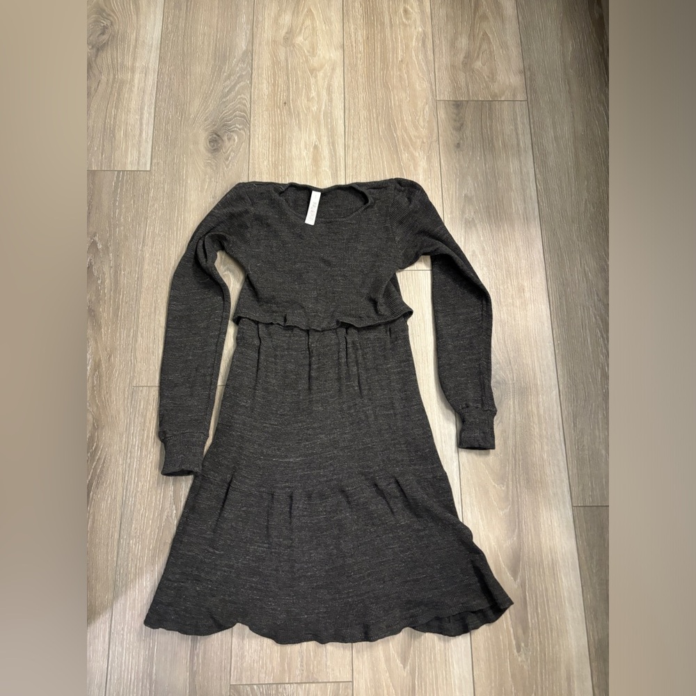 LATCHED MAMA WAFFLE KNIT SMALL DRESS